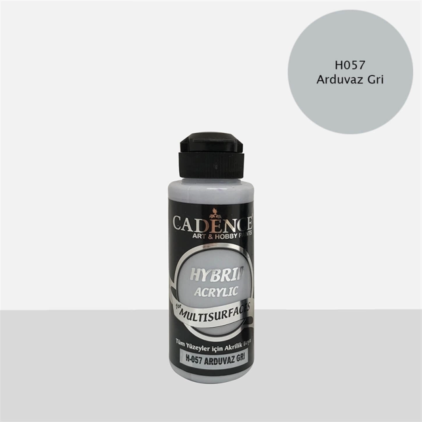 Cadence Multi̇surface Hybri̇d Akri̇li̇k Boya -Arduvaz Gri 120 ml 