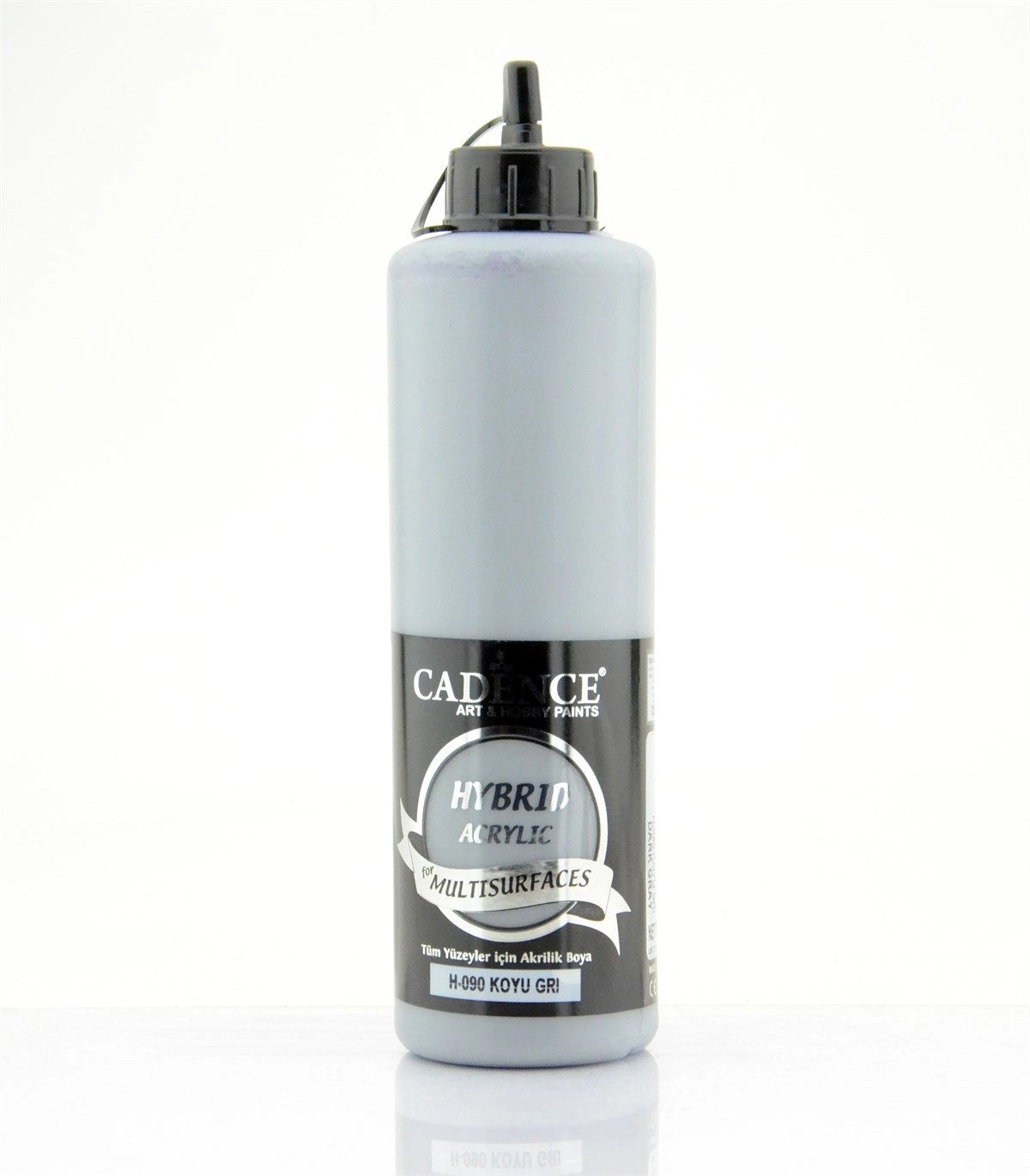 Cadence Multi̇surface Hybri̇d Akri̇li̇k Boya - 090 Koyu Gri̇ 500 ml 