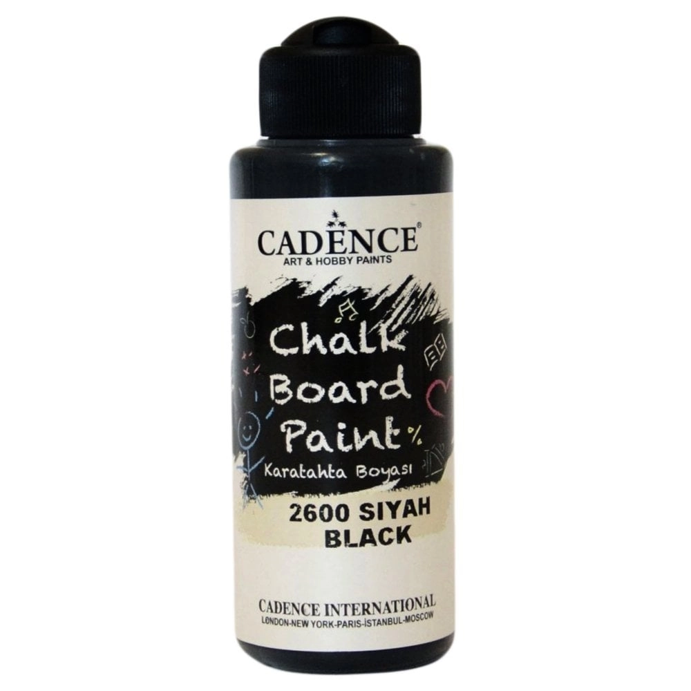 Cadence Kara Tahta Boyası Si̇yah 120 ml 