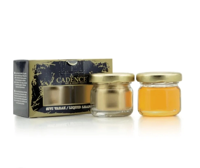 Cadence Sıvı Varak Takım Gold 30+30ml 