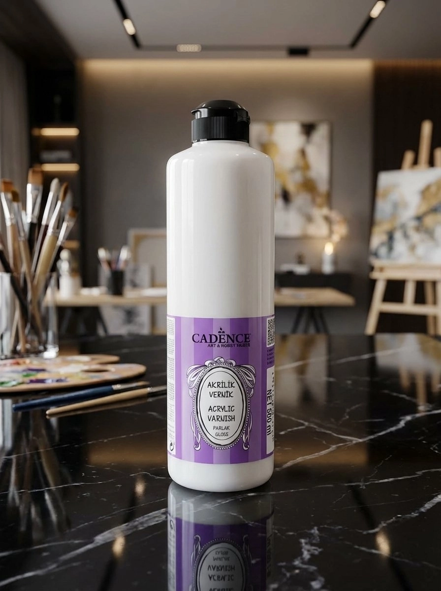 Cadence Su Bazlı Akri̇li̇k Verni̇k 500 ml – Parlak 