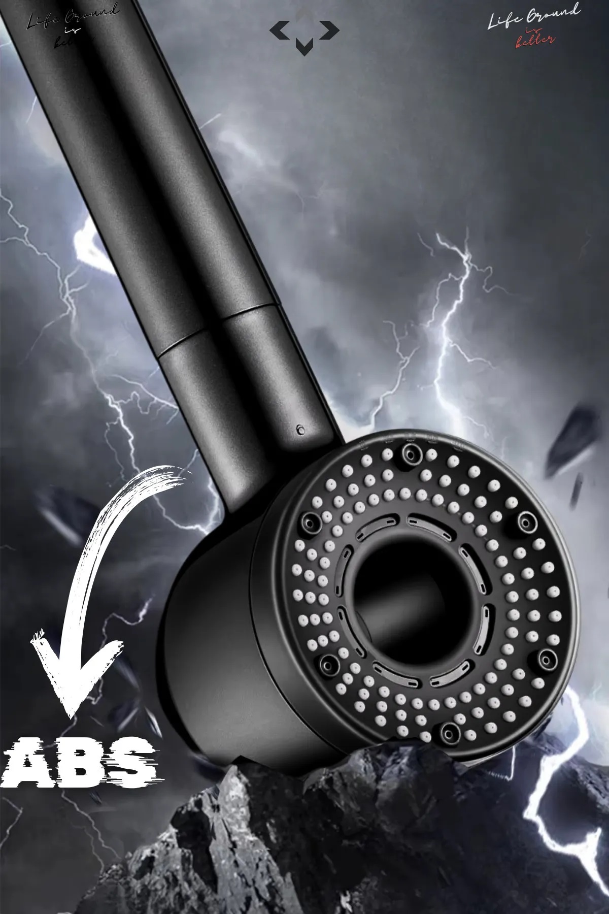 Dyson Fonksi̇yonlu Yüksek Basınçlı Duş Başlığı Banyo Fi̇ski̇yesi̇ Si̇yah Renk 