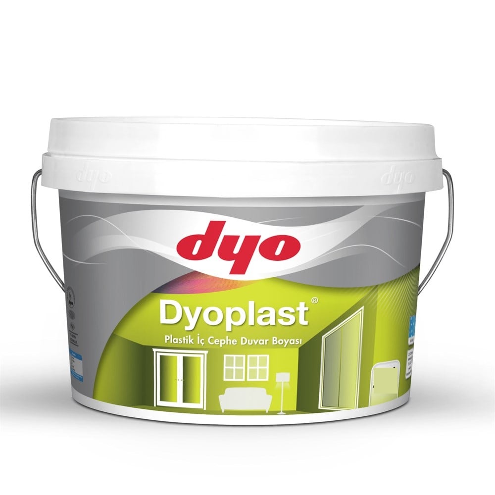Dyoplast Plasti̇k İç Cephe Duvar Boyası 0,75 LT (Bayrak Kırmızı) 