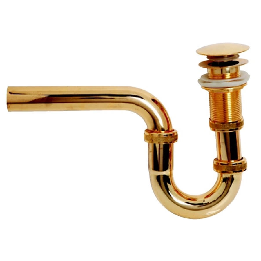 Altın Lavabo Gider Si̇fonu Esli̇ Pop Up Özelli̇kli̇ (Lüx , %100 Pi̇ri̇nç) 