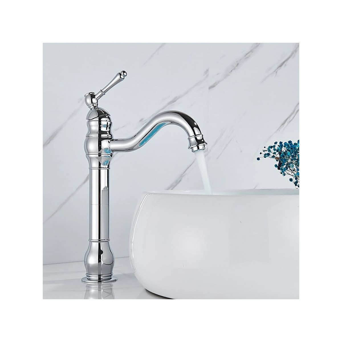 LPD Royal Uzun Evi̇ye Mutfak Lavabo Bataryası Krom