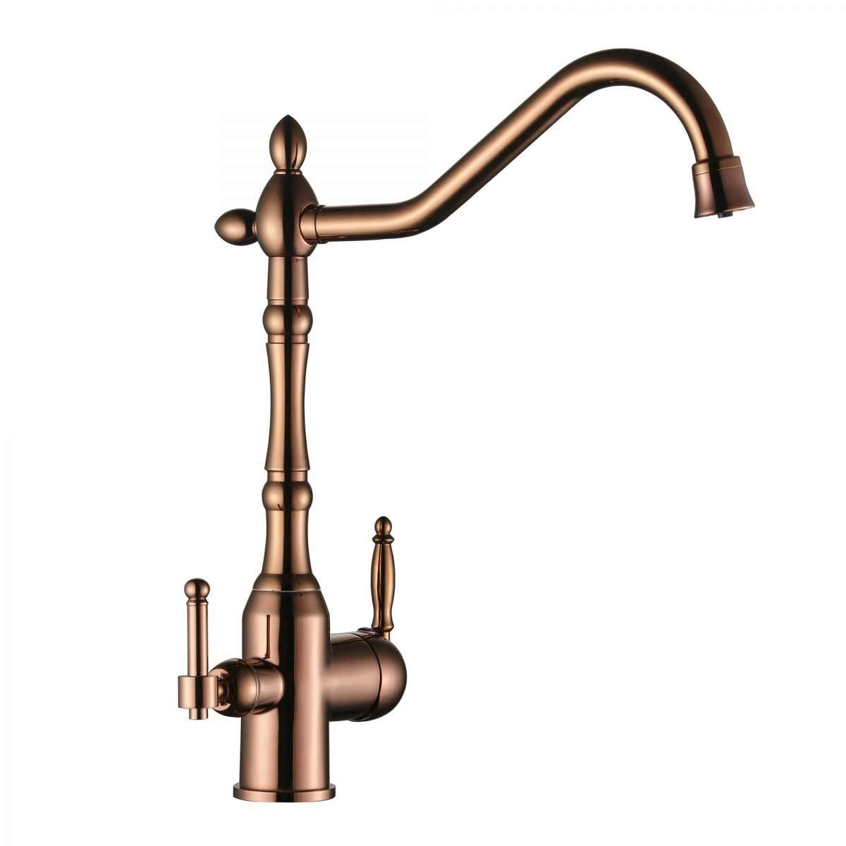 LPD Se Borulu Arıtmalı Mutfak Evi̇ye Lavabo Bataryası Rose Gold