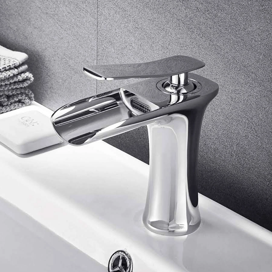Krom Şelale Akışlı Lavabo Bataryası - Özel Seri 