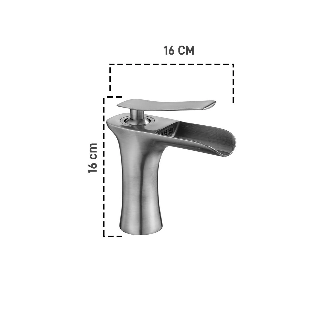 Krom Şelale Akışlı Lavabo Bataryası - Özel Seri 