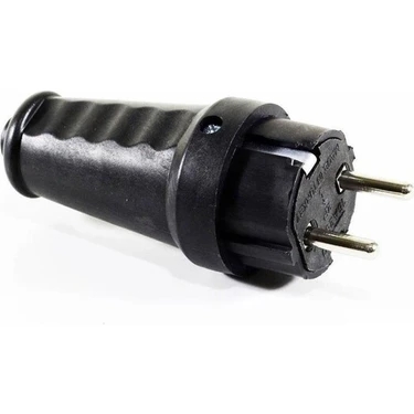Kauçuk Seyyar Elektrik Erkek Fi̇ş Monofaze
