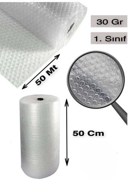 Balonlu Patpat Naylon 100 Cm X 50 Metre = 50 M2 - Paketleme Ambalaj Naylonu