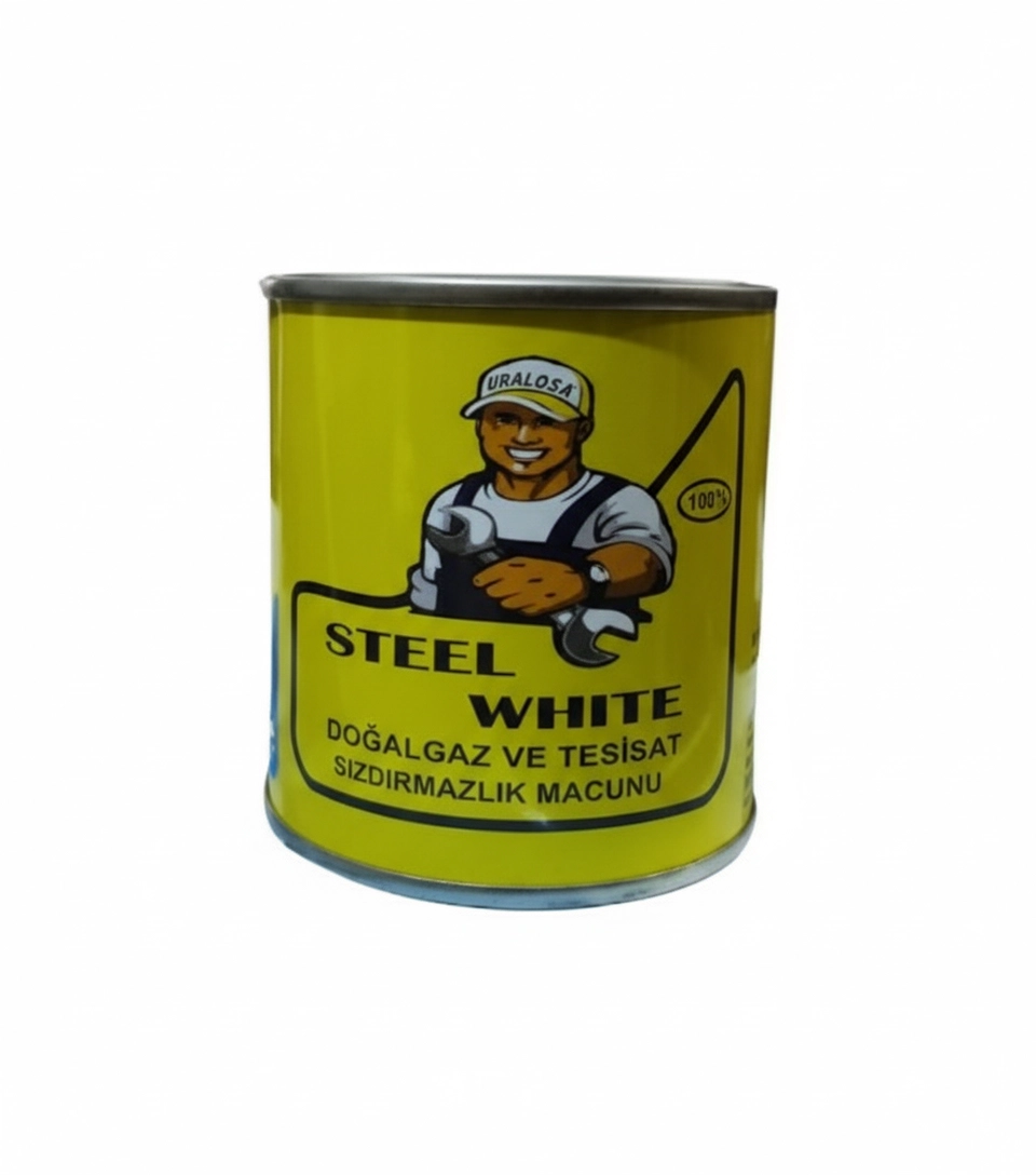 Steel White Doğalgaz Ve Tesi̇sat Sızdırmazlık Macunu 400 Gr 