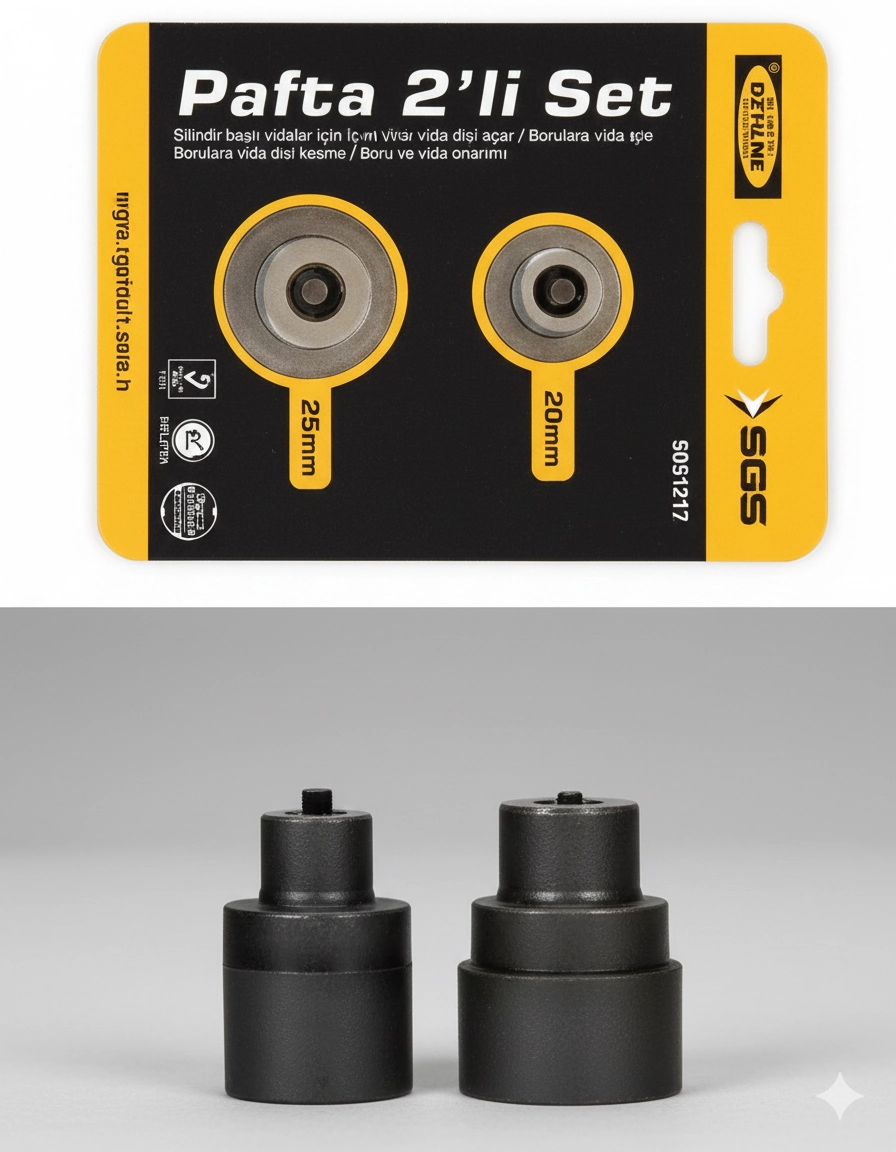 Sgs Pprc Boru Kaynak Pafta 2’li̇ Set 20 mm / 25 mm 
