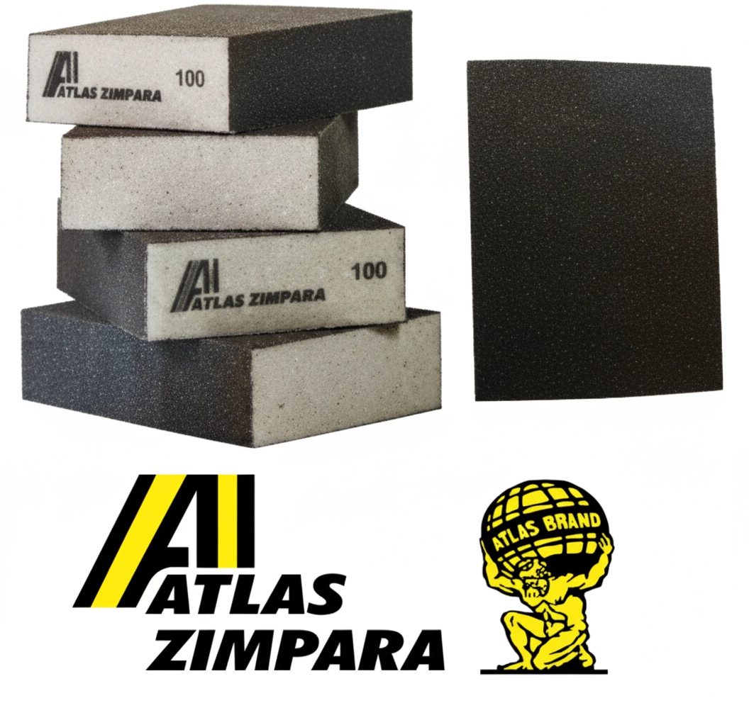 Atlas Sünger Zımpara 100 Kum ( 1 Adet ) 