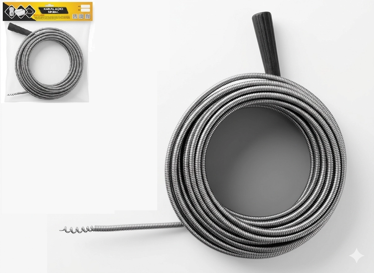 Lavabo & Kanal Açma Sustası 5 Metre 