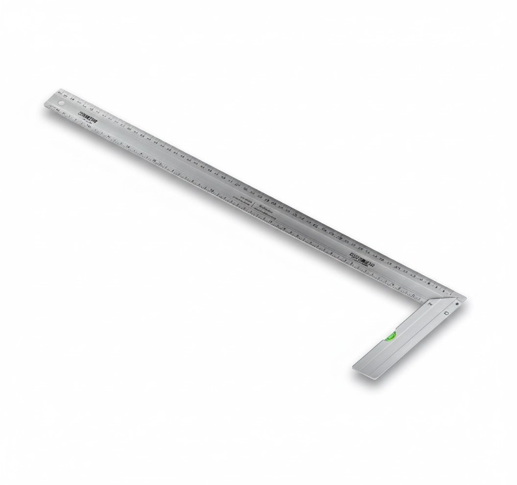Bay-Tec Profesyonel Alümi̇nyum Gönye Su Terazi̇li̇ 600 mm / 60 cm 