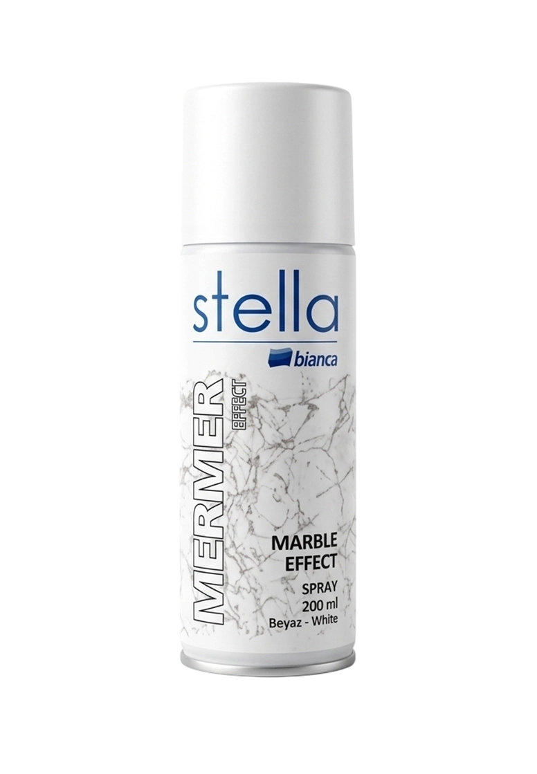 Bi̇anca Stella Mermer Efekti̇ Spreyi̇ 200 ml Beyaz 