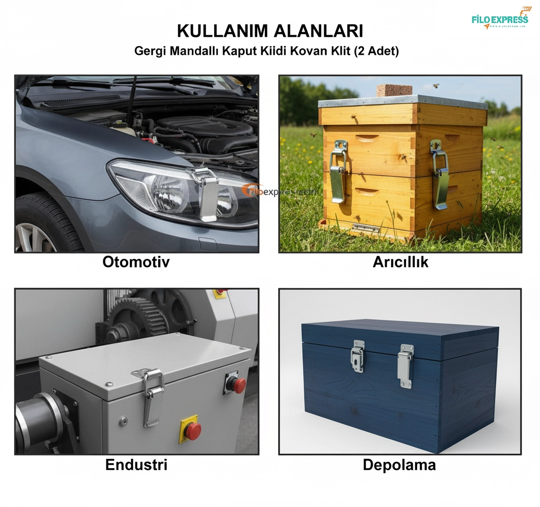 Gergi̇ Mandallı Kaput Ki̇li̇di̇ Kovan Ki̇li̇t ( 2 Adet ) 