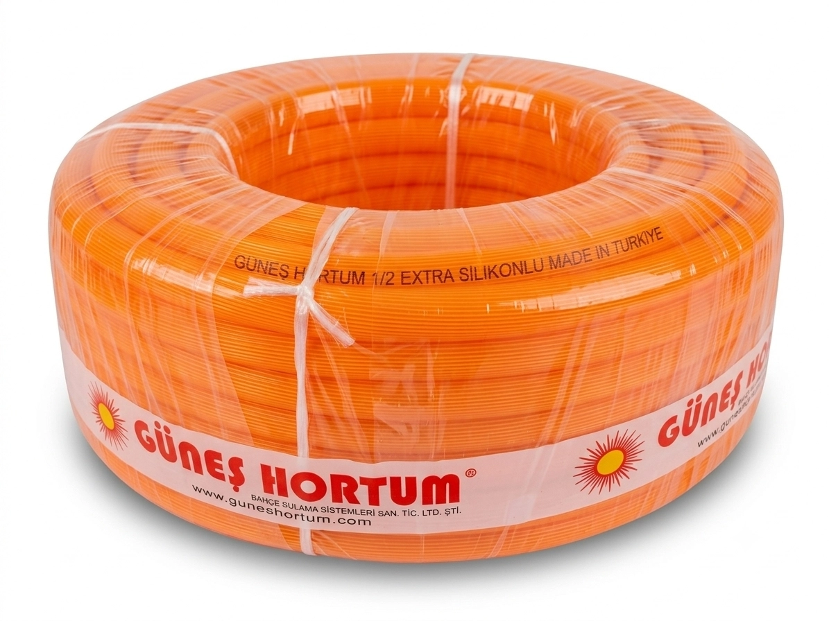 Güneş Extra Kalın Silikonlu Bahçe Sulama Hortumu (100 metre)