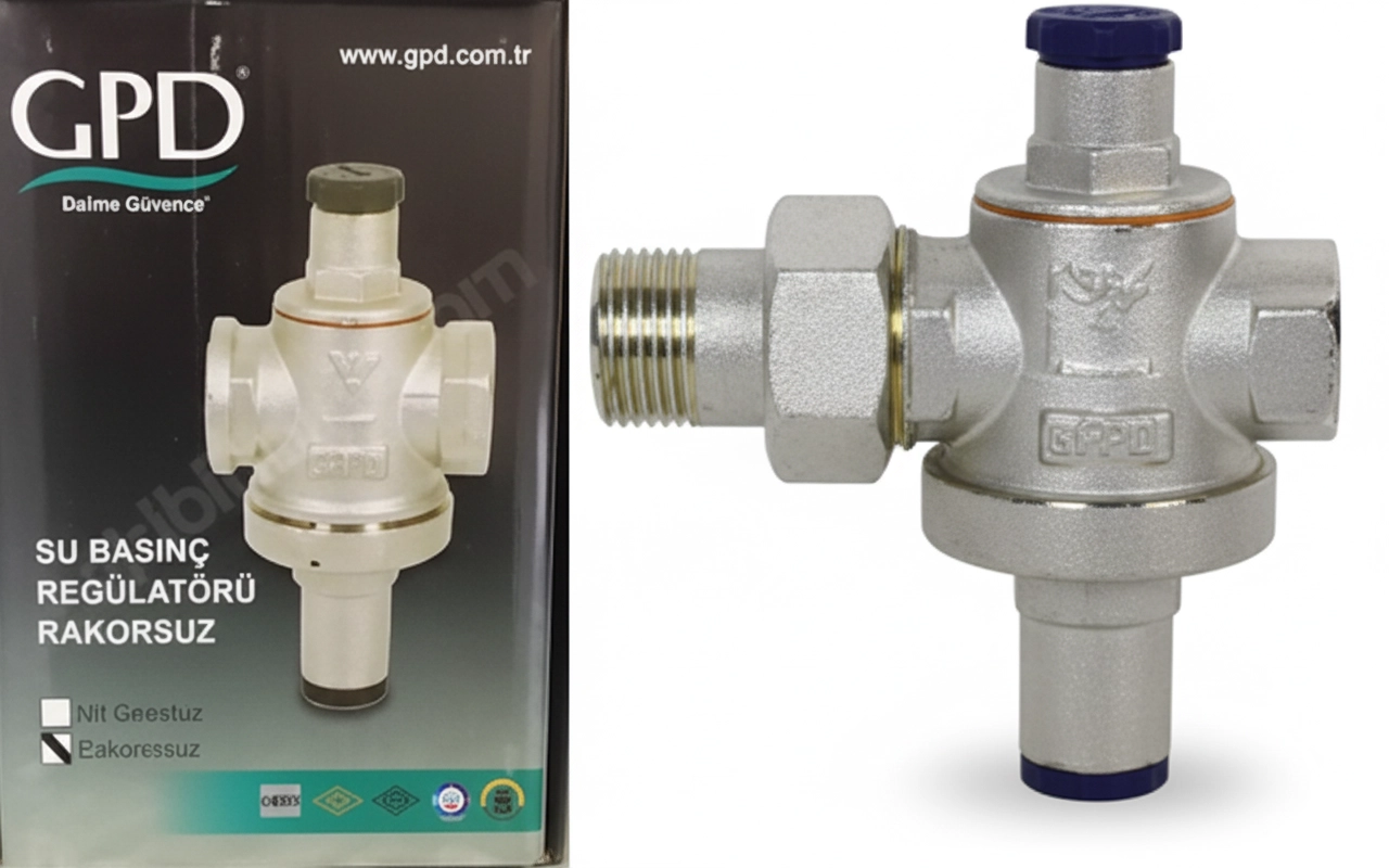 Gpd Su Basınç Regülatörü 1/2’’ Düşürücü (Rekorlu) 