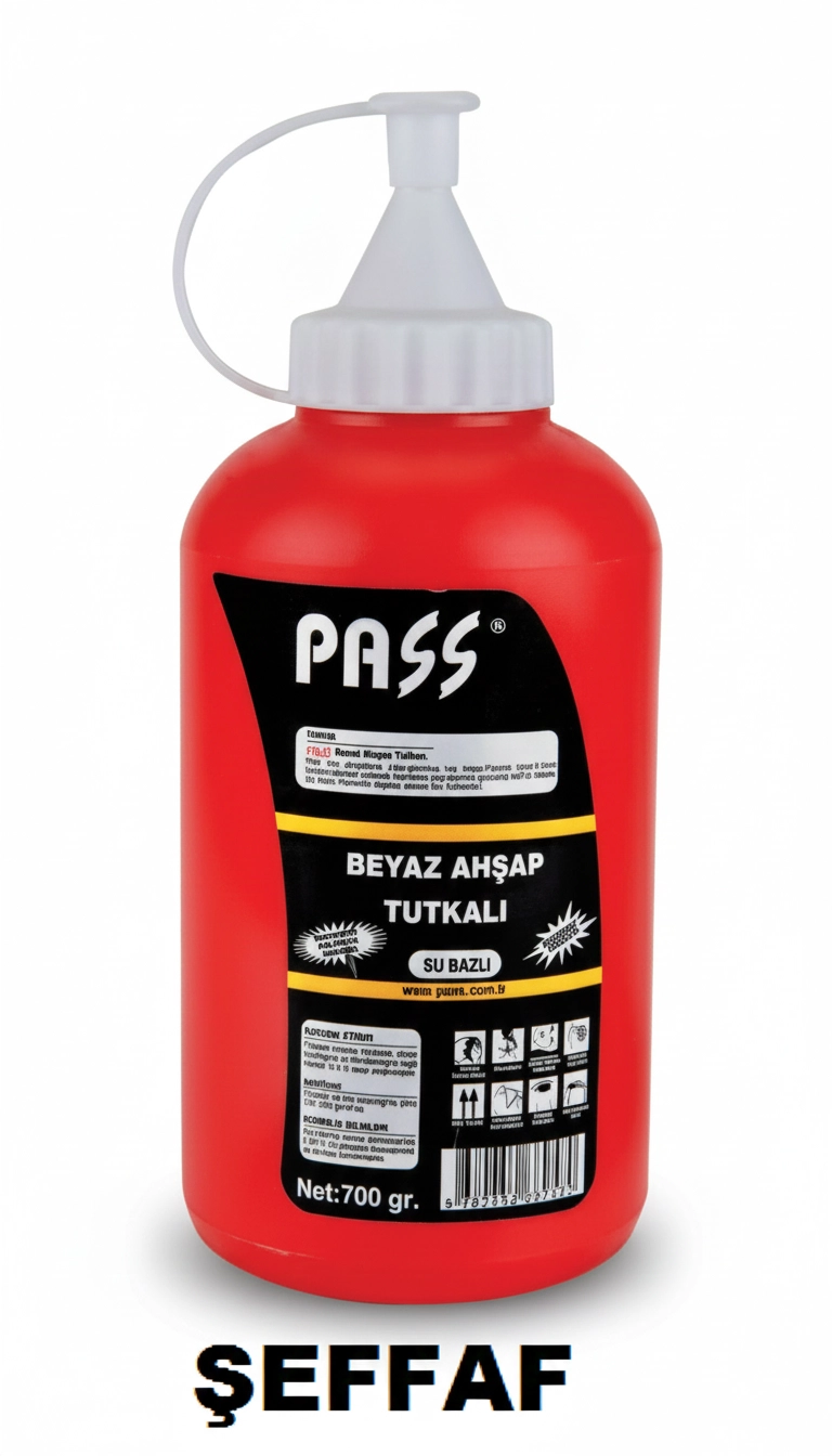 Pass Şeffaf Ahşap Tutkalı 700 Gr 