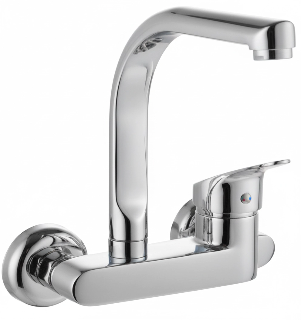 Euromi̇x Duvardan Apli̇ke Evi̇ye Mutfak Lavabo Bataryası  