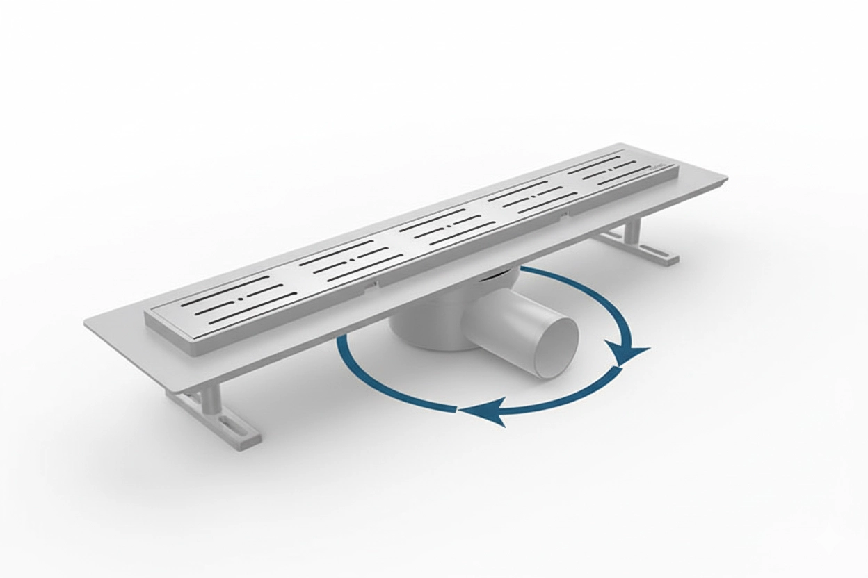 Dönerli̇ Li̇neer Duş Kanalı Banyo Süzgeci ( 20 -30 -40 -50 -60 cm)