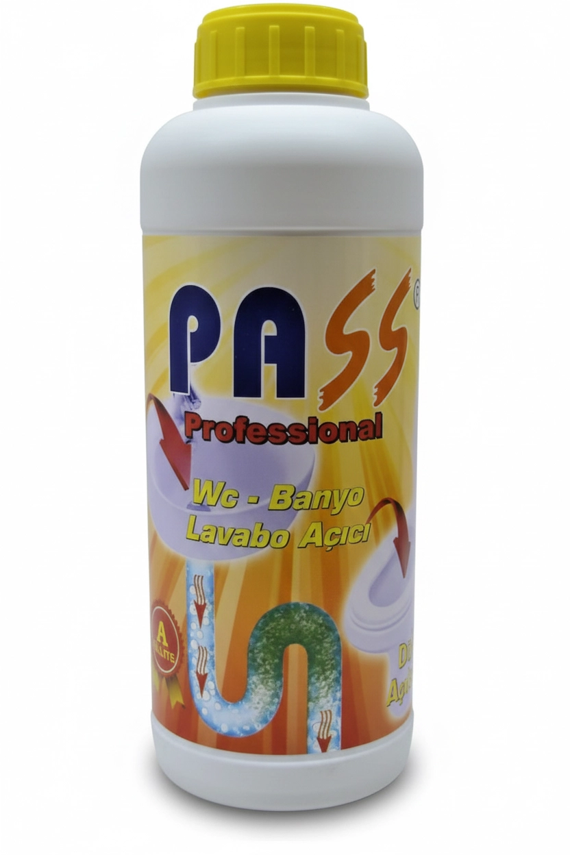 Pass dök-aç Sıvı Lavabo pvc Boru Gi̇der Tikanıklık Açıcı 2000 Gr 