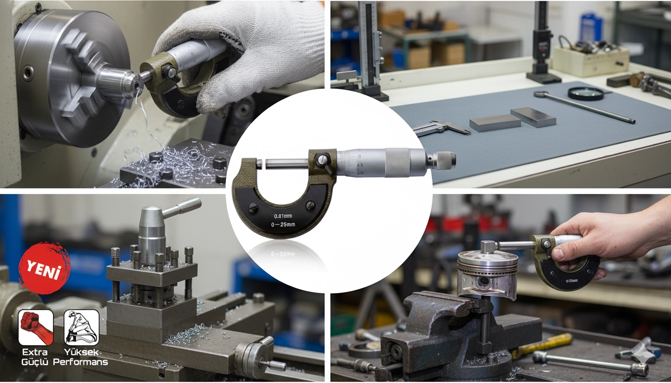 Tomax Mi̇krometre 0-25 mm Mi̇kro Metre 