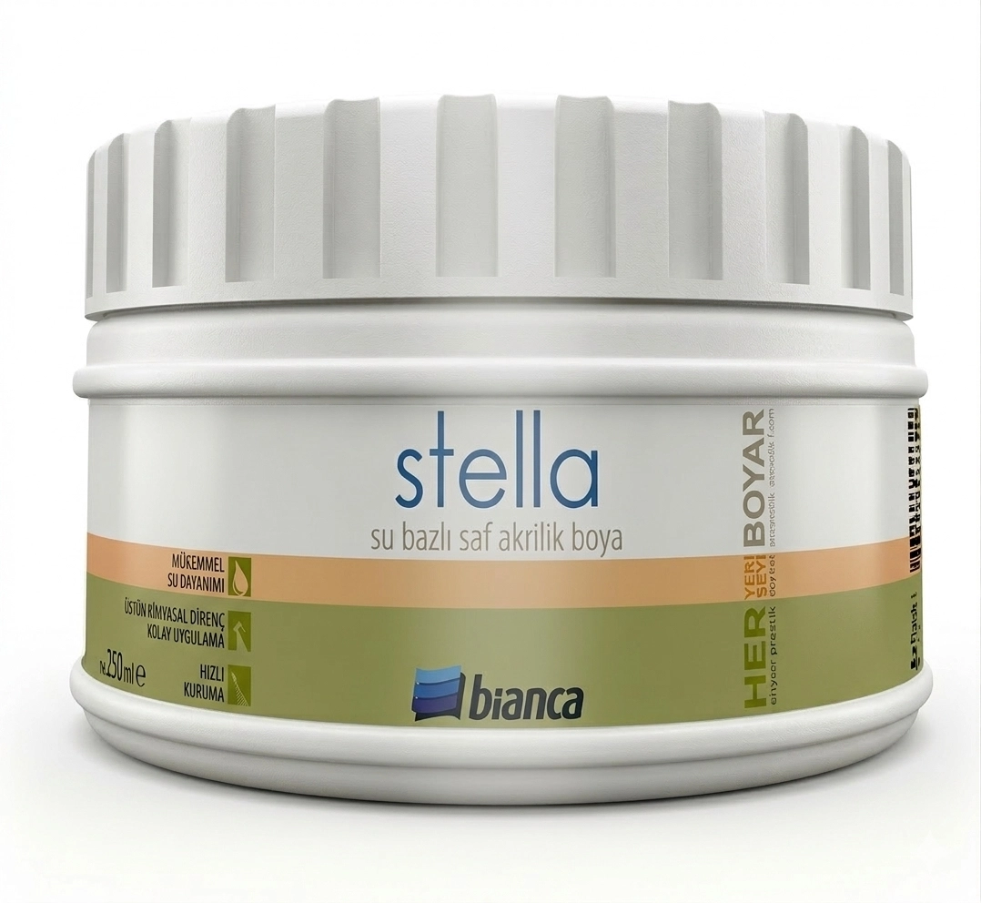 Bi̇anca Stella Su Bazlı Saf Akri̇li̇k Metali̇k Boyası 0,25 LT Bronz 
