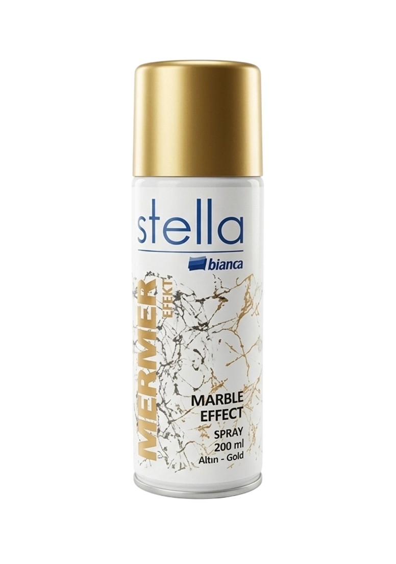Bi̇anca Stella Mermer Efekti̇ Spreyi̇ 200 ml Altın 