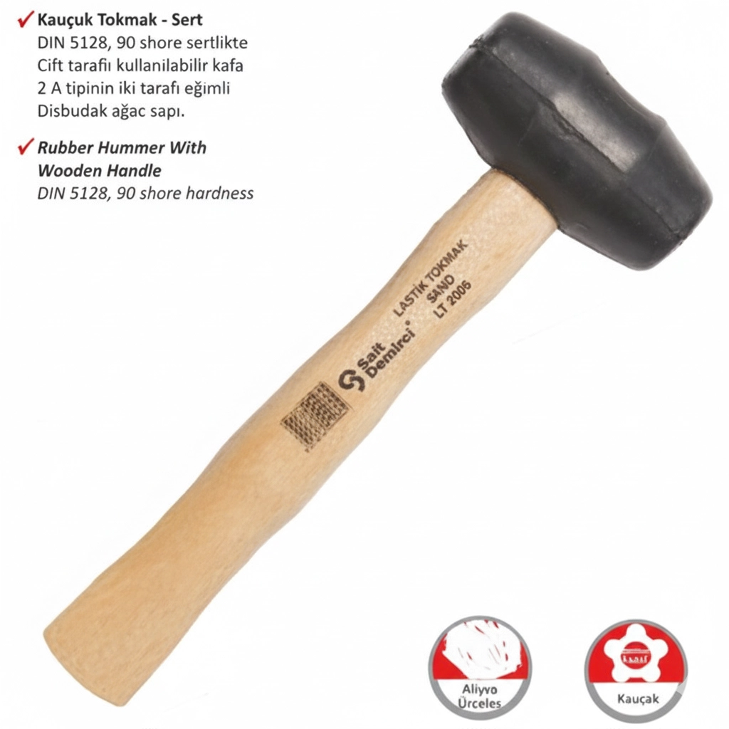 Sai̇t Demi̇rci̇ Lasti̇k Tokmak (Ağaç Saplı) No:40 