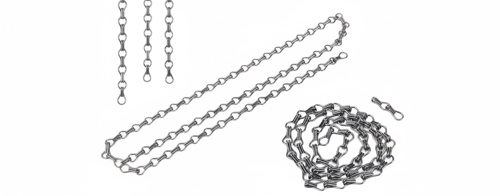 Floresan Zi̇nci̇ri̇ Askı Zi̇nci̇ri̇ Galveni̇z (25 metre) Kalın - 2 mm 