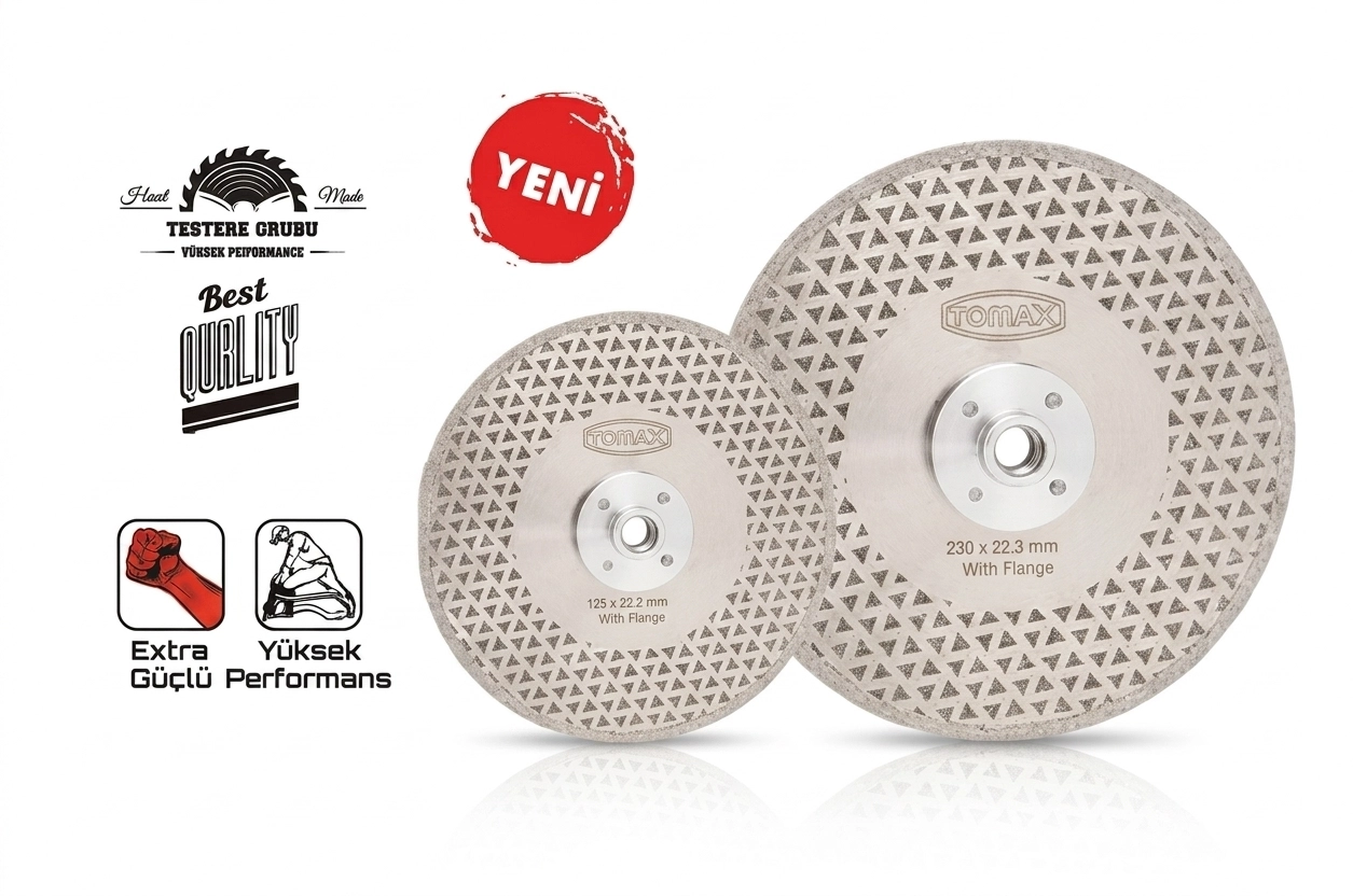 Tomax Elmas Kesi̇ci̇ Elektroli̇ze Flanşlı 180 mm 