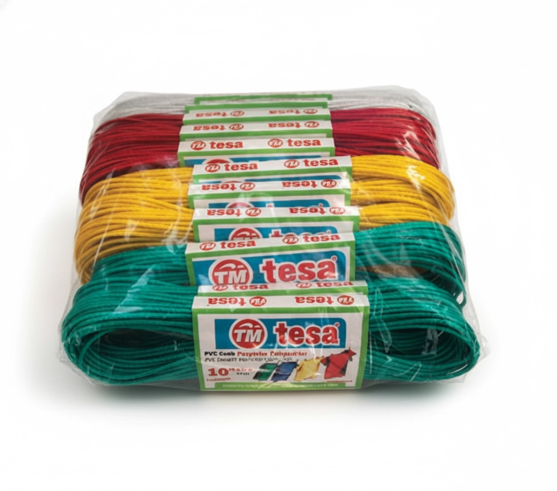 Temsan Tesa Pvc Kaplı Polyester Çamaşır İpi̇ (10- 20 metre) 1 Adet 