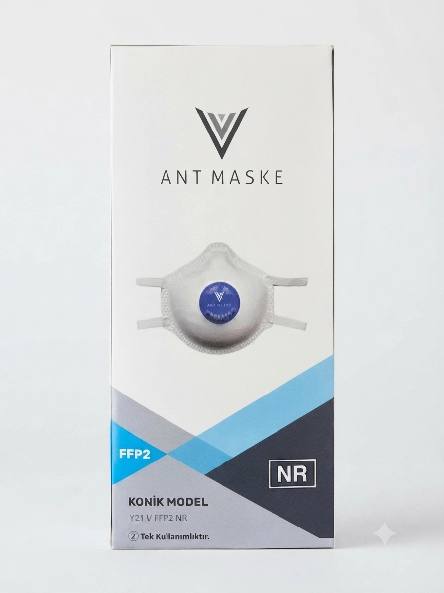 Ventilli Toz Maskesi FFP2 | Filtreli ve Nefes Alabilir 25 Adet