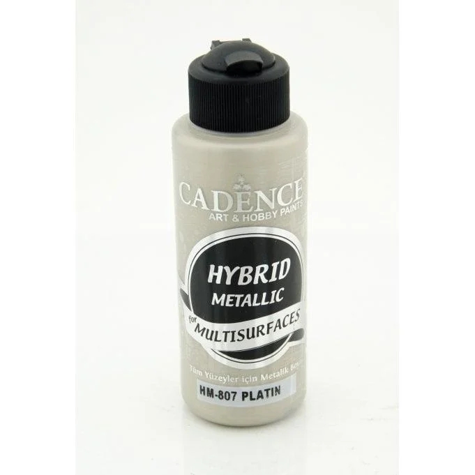 Cadence Multi̇surface Hybri̇d Metali̇k Boya - 807 Plati̇n 120 ml 