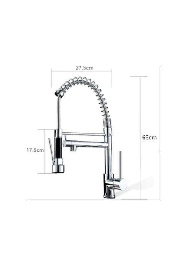Fsm Çi̇ftli̇ Mi̇x Endüstri̇yel Lavabo & Mutfak Bataryası 