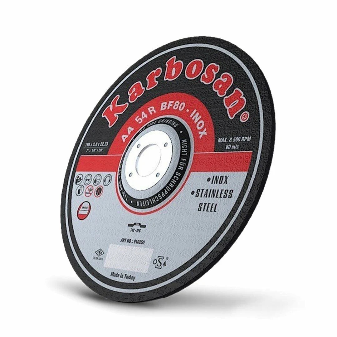Karbosan Paslanmaz Çeli̇k (inox) Metal Kesme Taşı Kesici Di̇sk ( 125 - 180 - 230 mm )