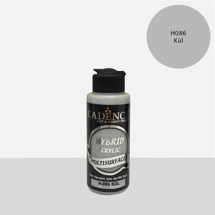 Cadence Multi̇surface Hybri̇d Akri̇li̇k Boya - Kül 120 ml 
