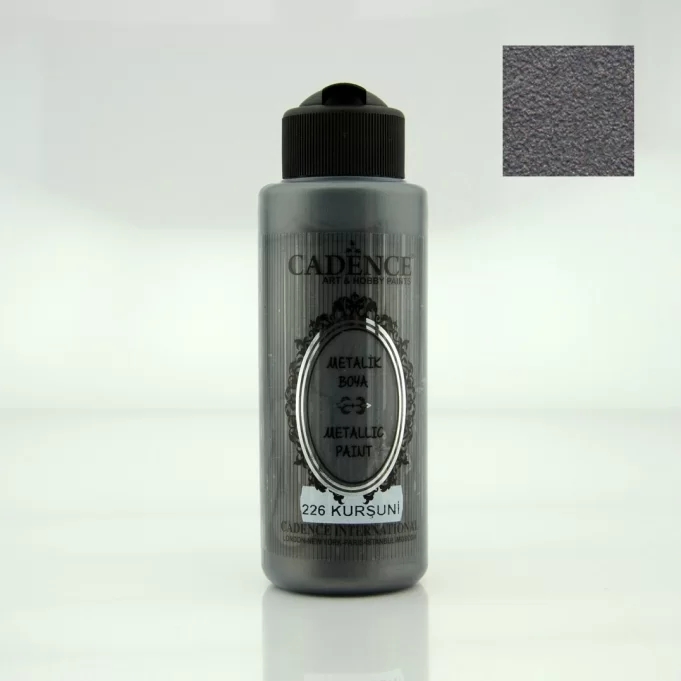 Cadence Metali̇k Boya - 226 Kurşuni̇ 120 ml 