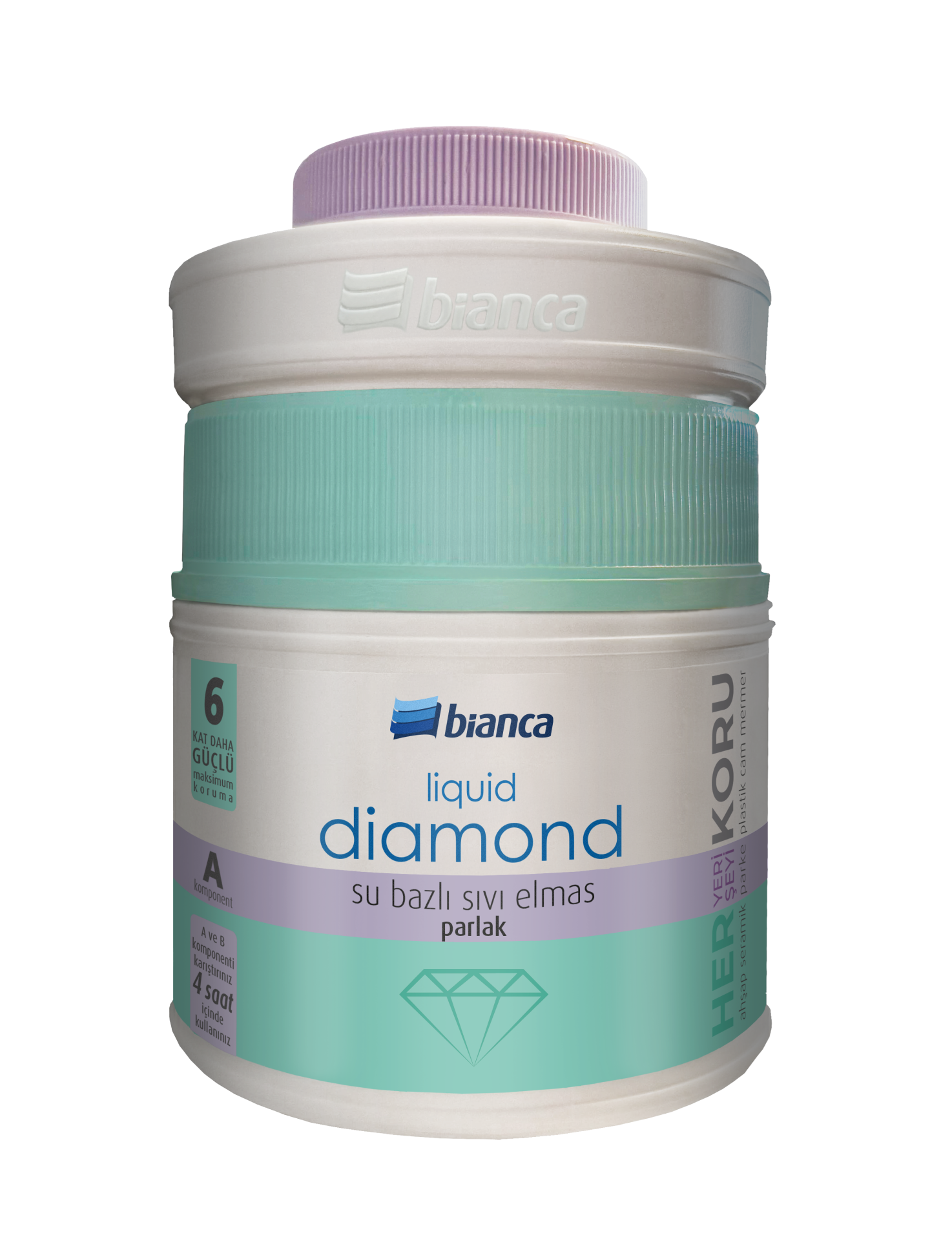 Bianca Liquid Diamond (Sıvı Elmas) Parlak 600 Gr - Extra Koruma