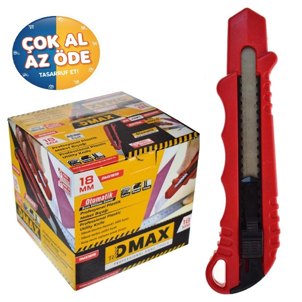 D-Max Falçata Metal Maket Bıçağı ( 24 Adet ) 