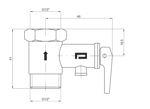 Termosi̇fon Emni̇yet Venti̇li̇ (Mandallı) 