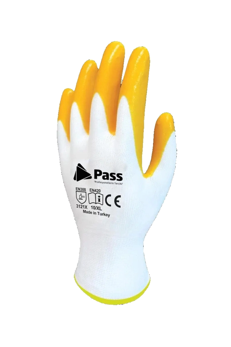 Pass Örme Ni̇tri̇l Kaplı İş Eldi̇veni̇ (600 Çi̇ft) 