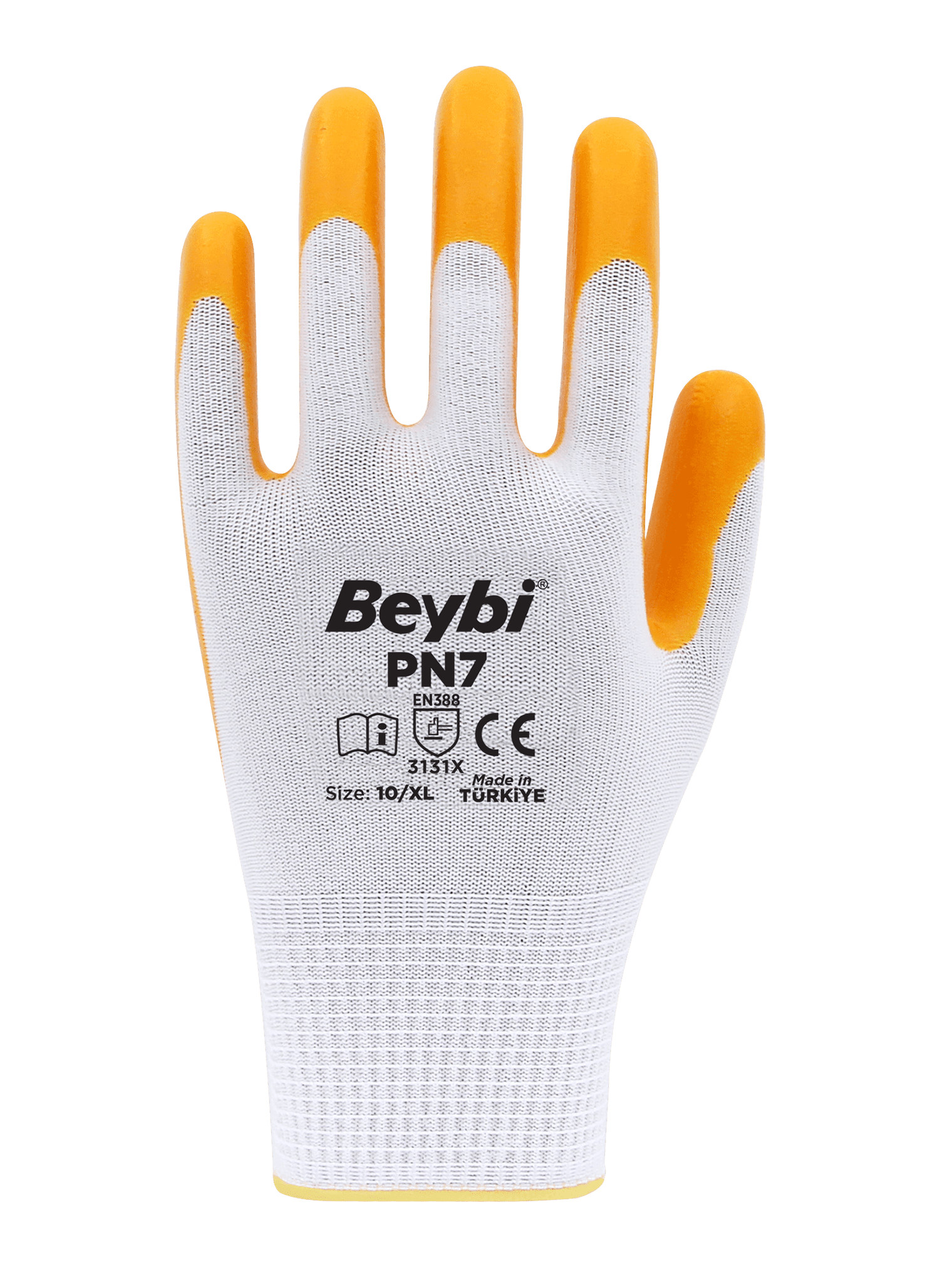 Beybi̇ PN7 Polyester Örme Nitril İş Eldi̇veni̇ 