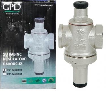 GPD Su Basınç Regülatörü 1/2’’ Düşürücü ( Rekorsuz ) 