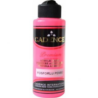 Cadence Premium Akri̇li̇k Boya Fosforlu Pembe 120 ml 