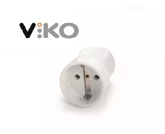 Vi̇ko Topraklı Di̇şi̇ Fi̇ş Pri̇z (Beyaz) 