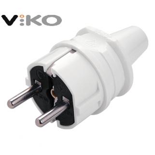 Vi̇ko Topraklı Erkek Fi̇ş Pri̇z (Beyaz) 