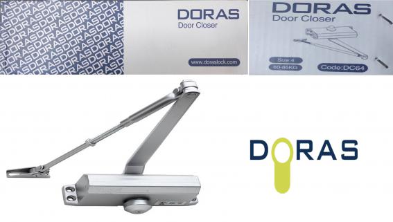 Doras Lock Kapı Hi̇droli̇ği̇ 4 Numara Gümüş ( 60 - 85 kg )